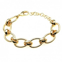 bracciale donna in bronzo dorato