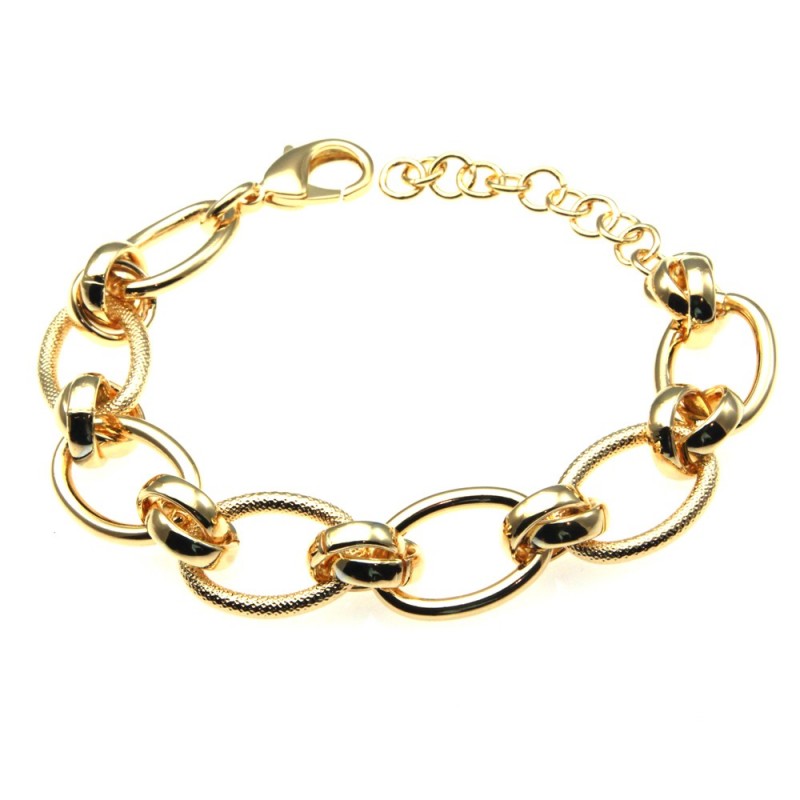 bracciale donna in bronzo dorato