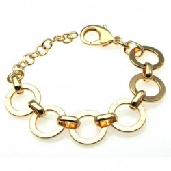 bracciale donna in bronzo dorato