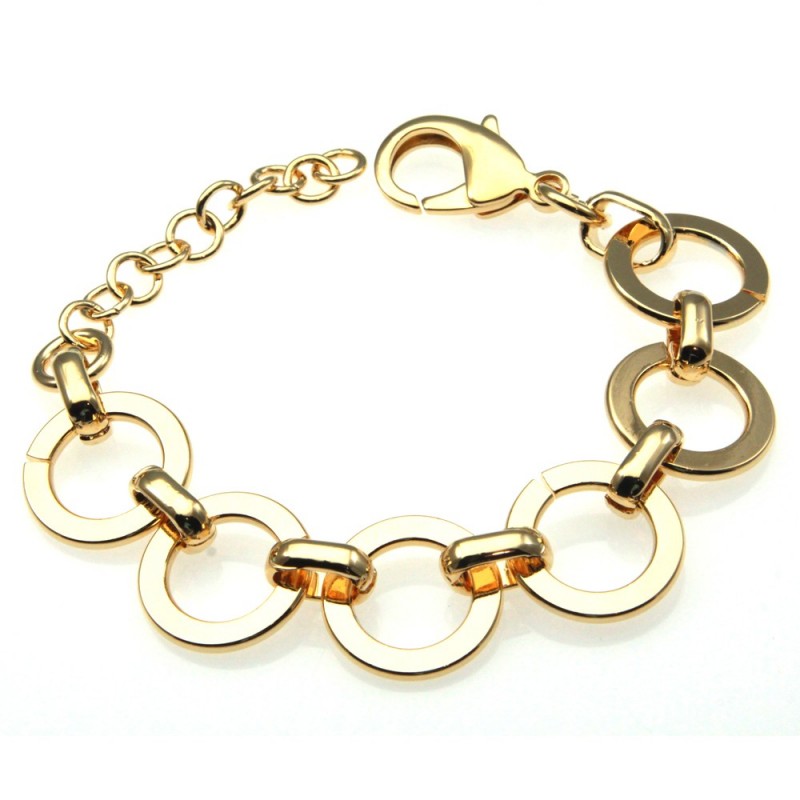 bracciale donna in bronzo dorato