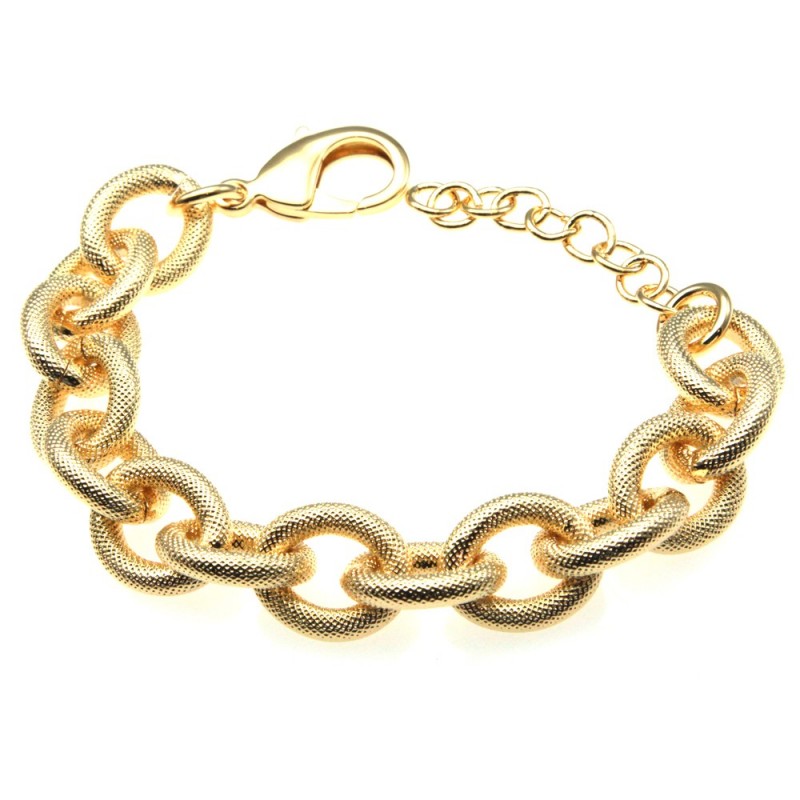 bracciale donna in bronzo dorato