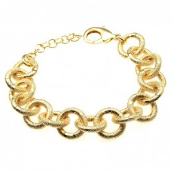bracciale donna in bronzo dorato