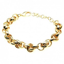 bracciale donna in bronzo dorato