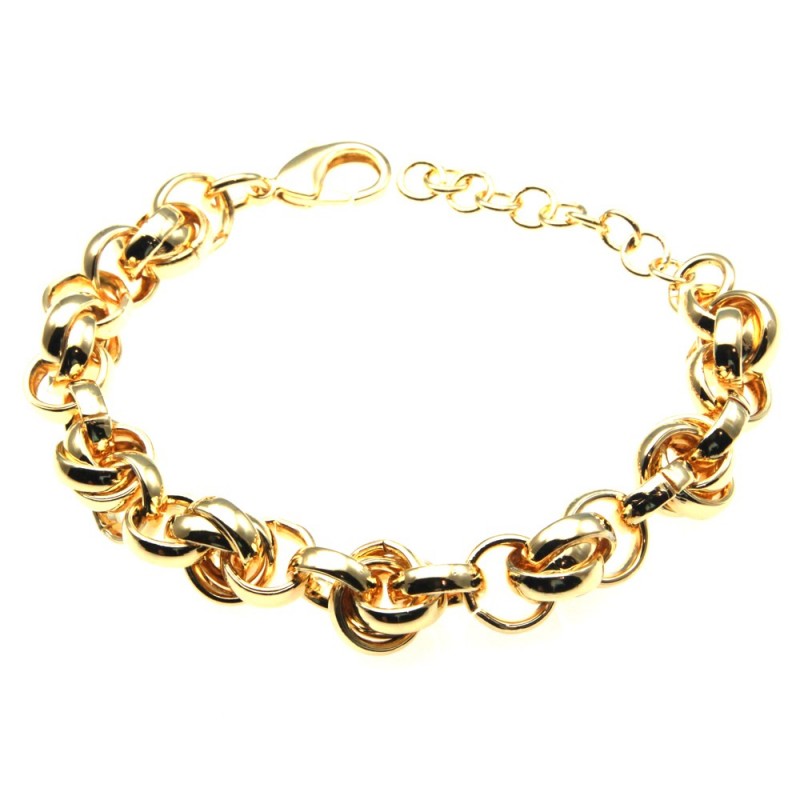 bracciale donna in bronzo dorato