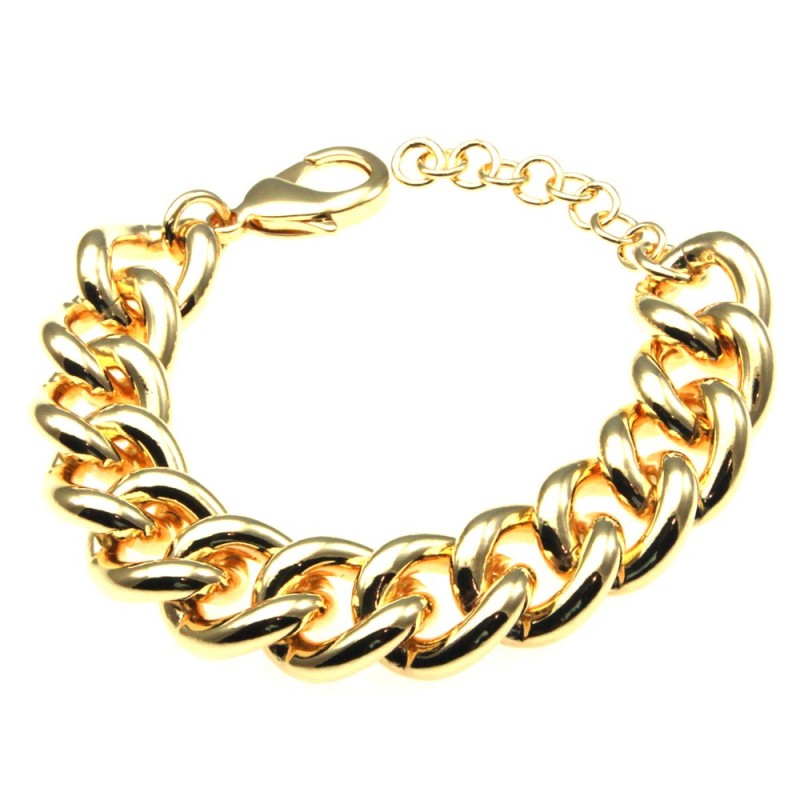 bracciale donna in bronzo dorato