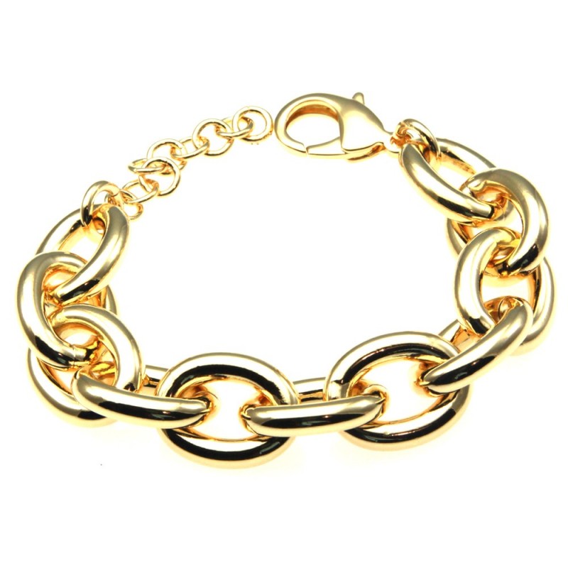 bracciale donna in bronzo dorato