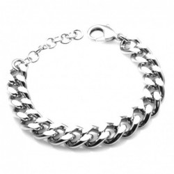 bracciale donna in bronzo argentato