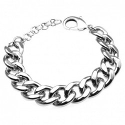 bracciale donna in bronzo argentato