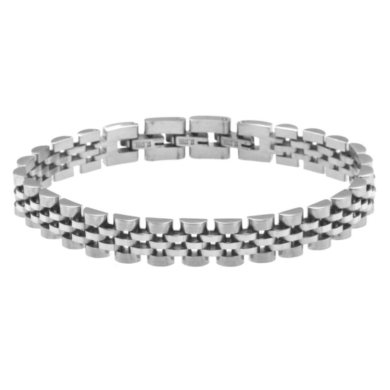 bracciale uomo acciaio maglia jubilee
