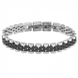 bracciale uomo acciaio maglia jubilee