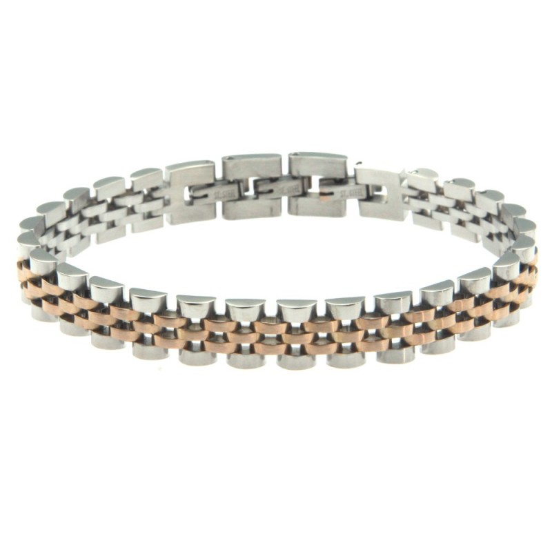 bracciale uomo acciaio maglia jubilee