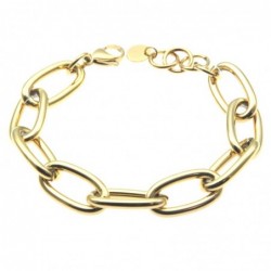 bracciale donna forzatina acciaio dorato