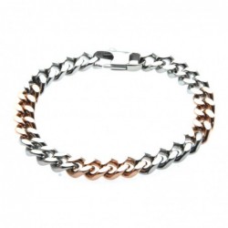 bracciale grumetta uomo in acciaio