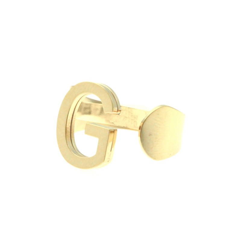 Anello con lettera g donna acciaio