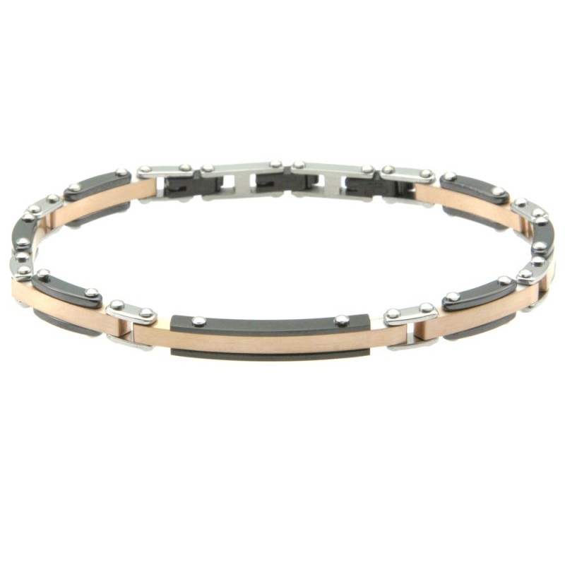 bracciale uomo acciaio