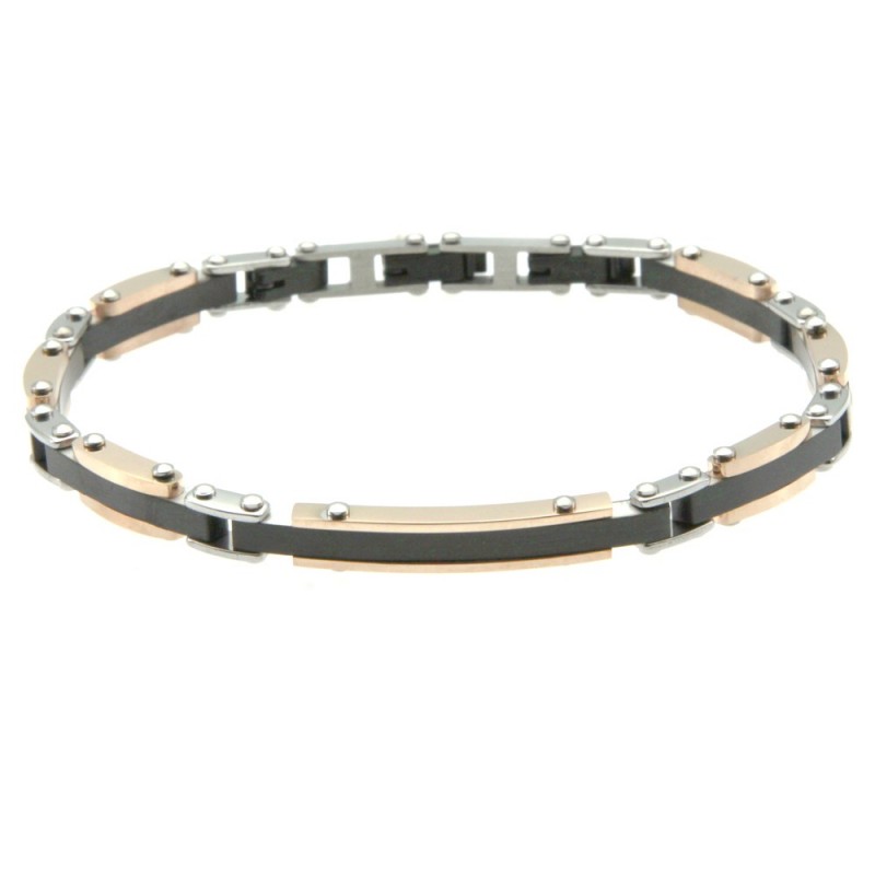 bracciale uomo acciaio