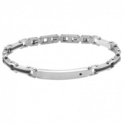 bracciale uomo acciaio