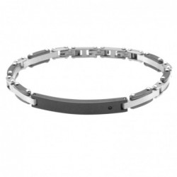 bracciale uomo acciaio