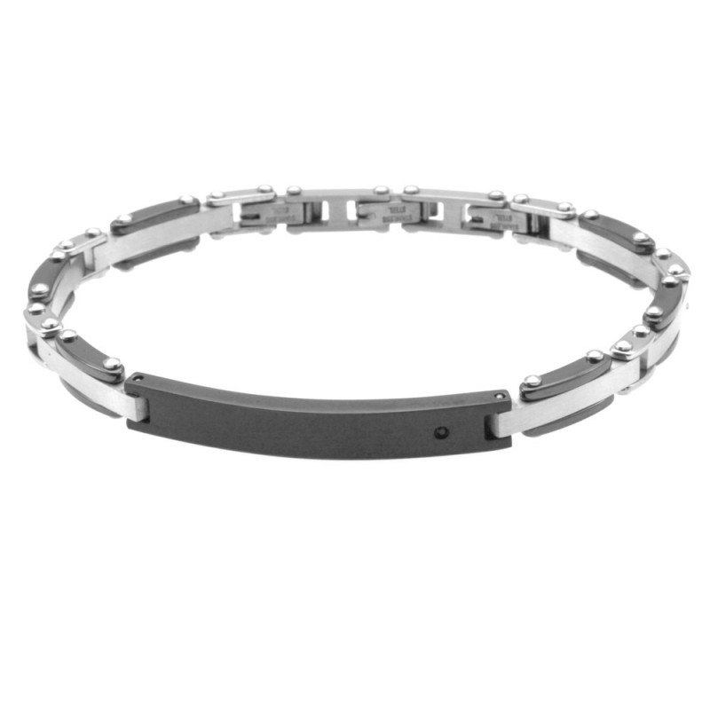 bracciale uomo acciaio