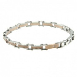 bracciale uomo acciaio