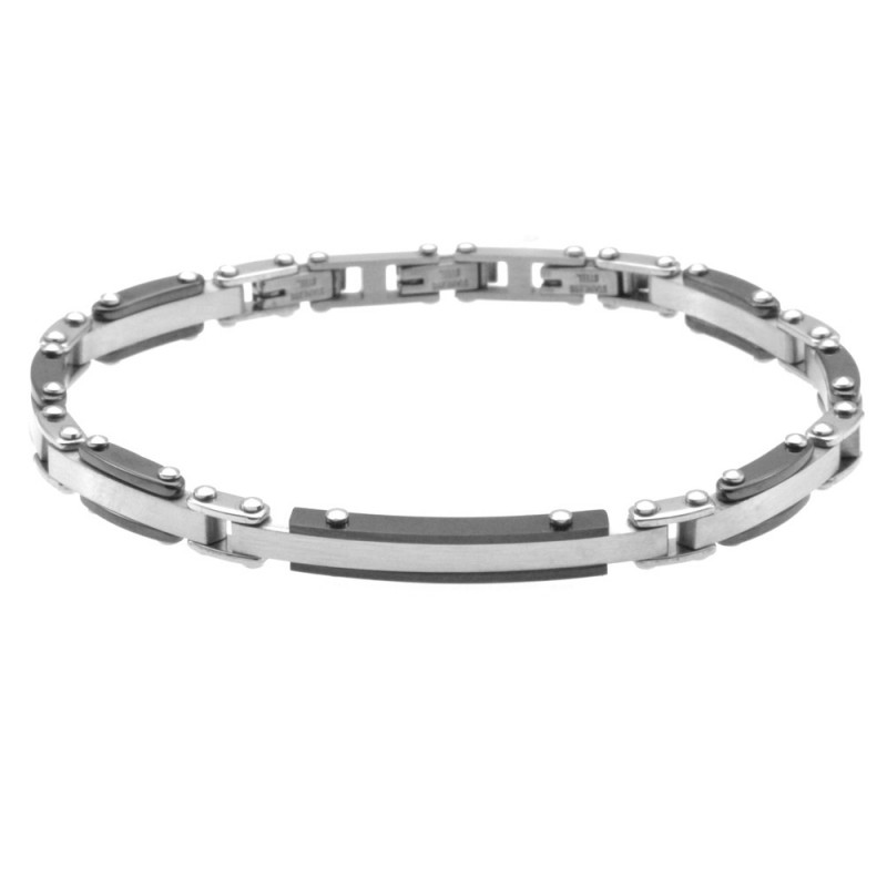 bracciale uomo acciaio