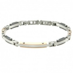 bracciale uomo acciaio