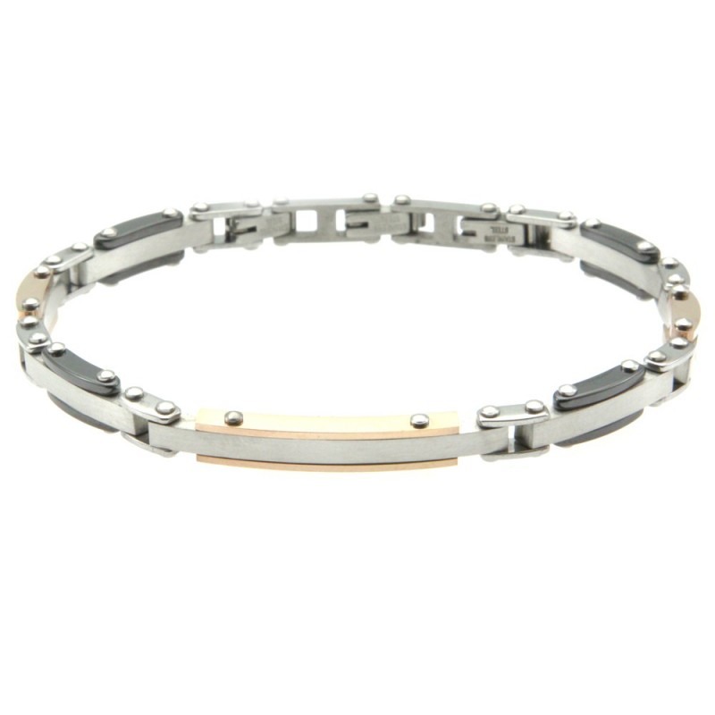 bracciale uomo acciaio