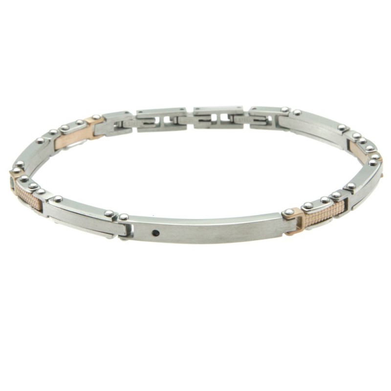 bracciale uomo acciaio