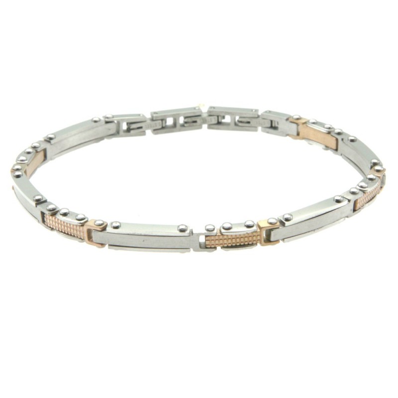 bracciale uomo acciaio