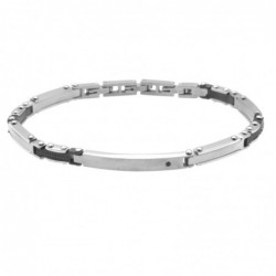 bracciale uomo acciaio