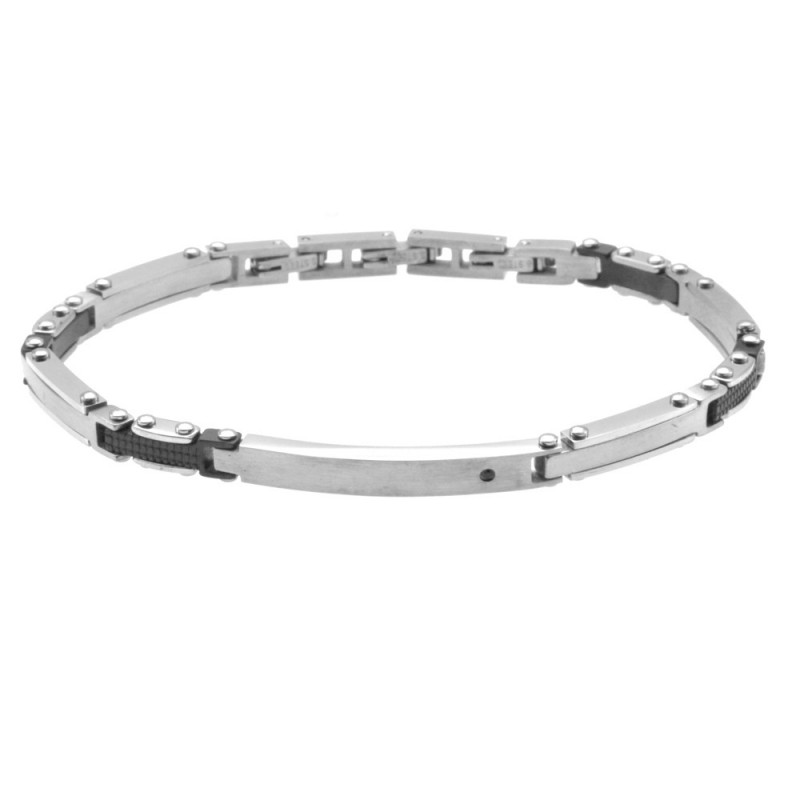 bracciale uomo acciaio