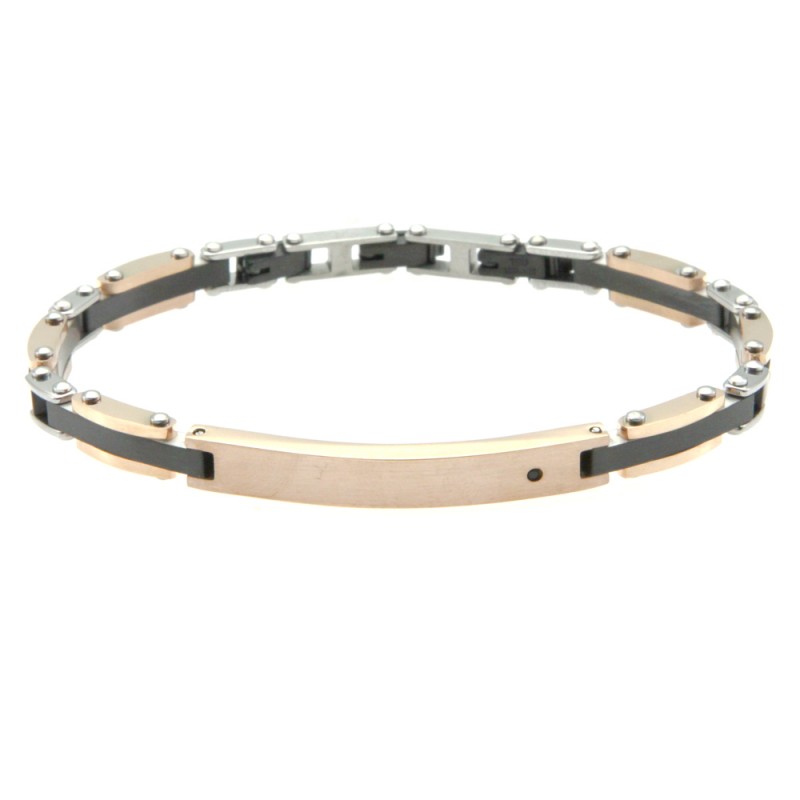 bracciale uomo acciaio
