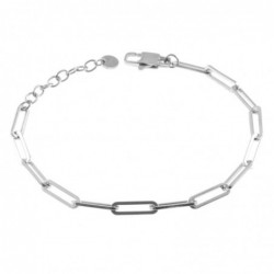 bracciale donna catena in acciaio