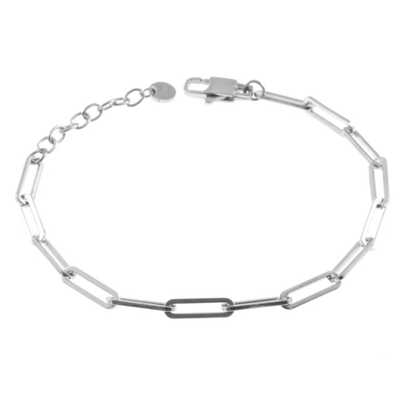 bracciale donna catena in acciaio