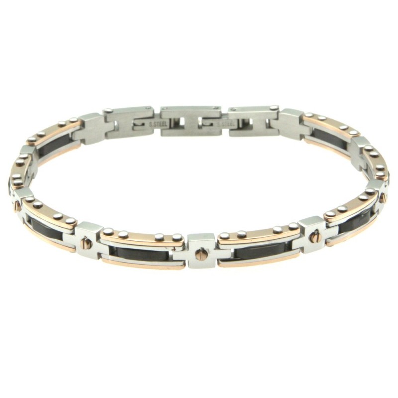 bracciale uomo in acciaio