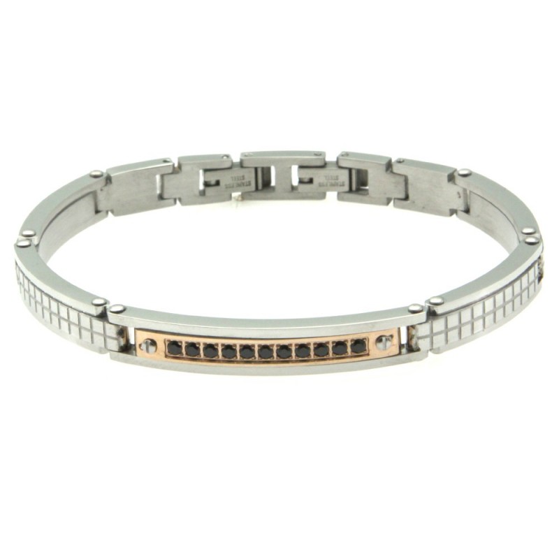 bracciale uomo in acciaio