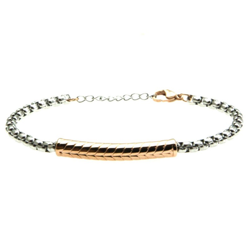 bracciale uomo acciaio