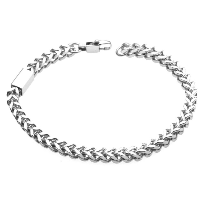 bracciale uomo acciaio grumetta