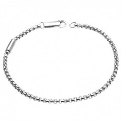 bracciale uomo acciaio grumetta