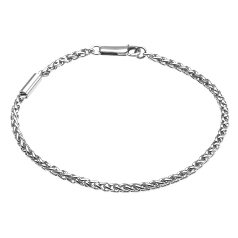 bracciale uomo acciaio grumetta
