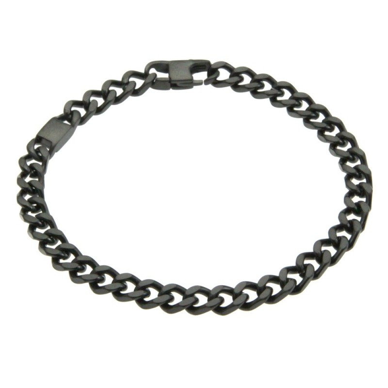 bracciale uomo acciaio grumetta