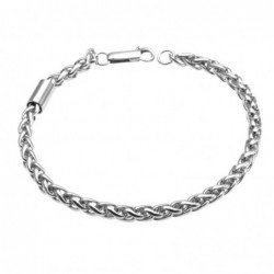 bracciale uomo acciaio grumetta