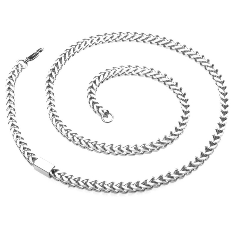 collana uomo acciaio grumetta