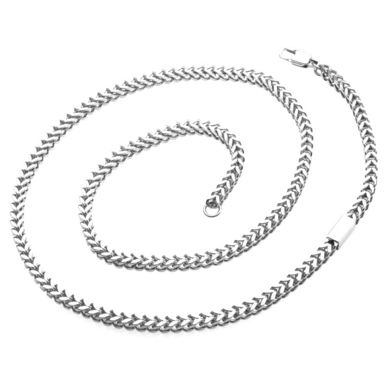collana uomo acciaio grumetta