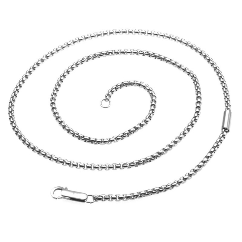 collana uomo acciaio grumetta
