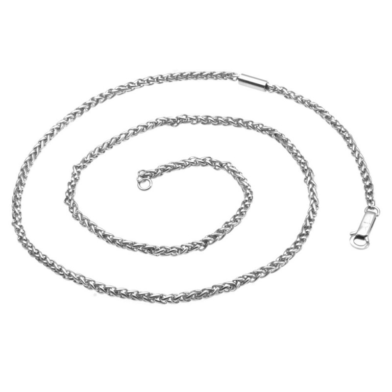 collana uomo acciaio grumetta