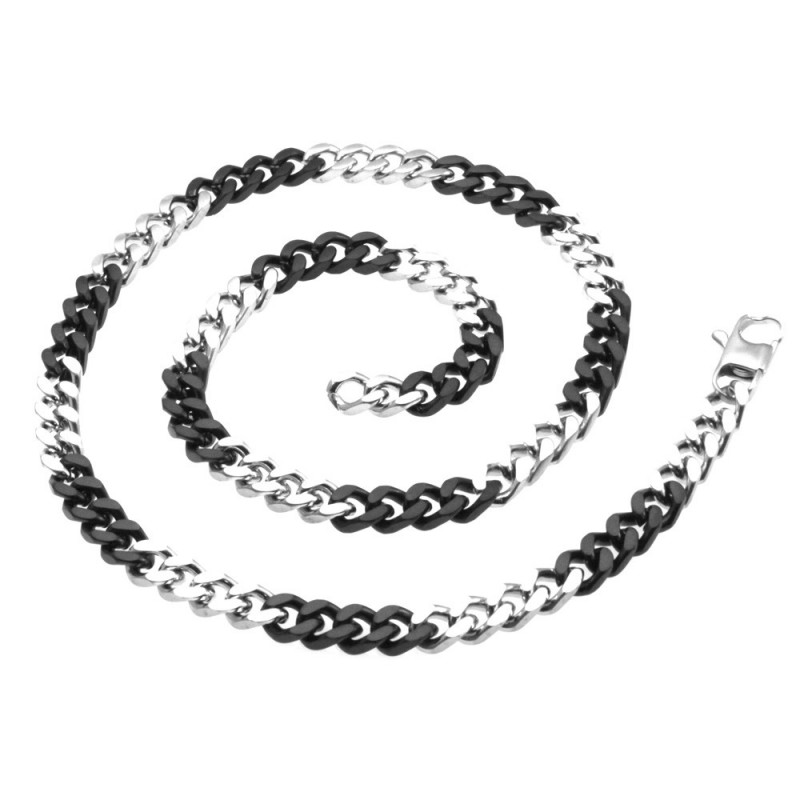 collana uomo acciaio grumetta