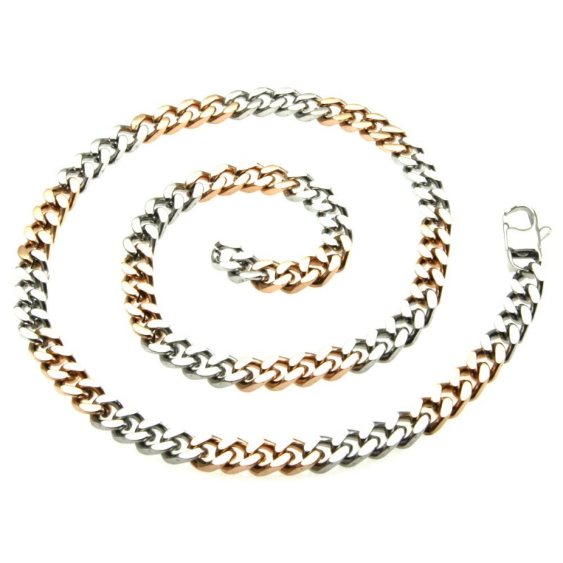 collana uomo acciaio grumetta