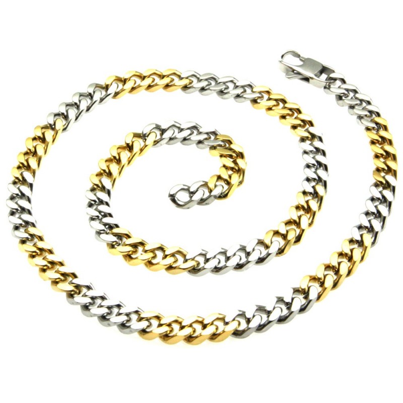 collana uomo acciaio grumetta