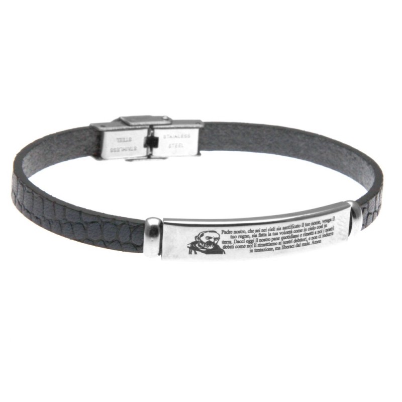 bracciale di padre pio con padre nostro